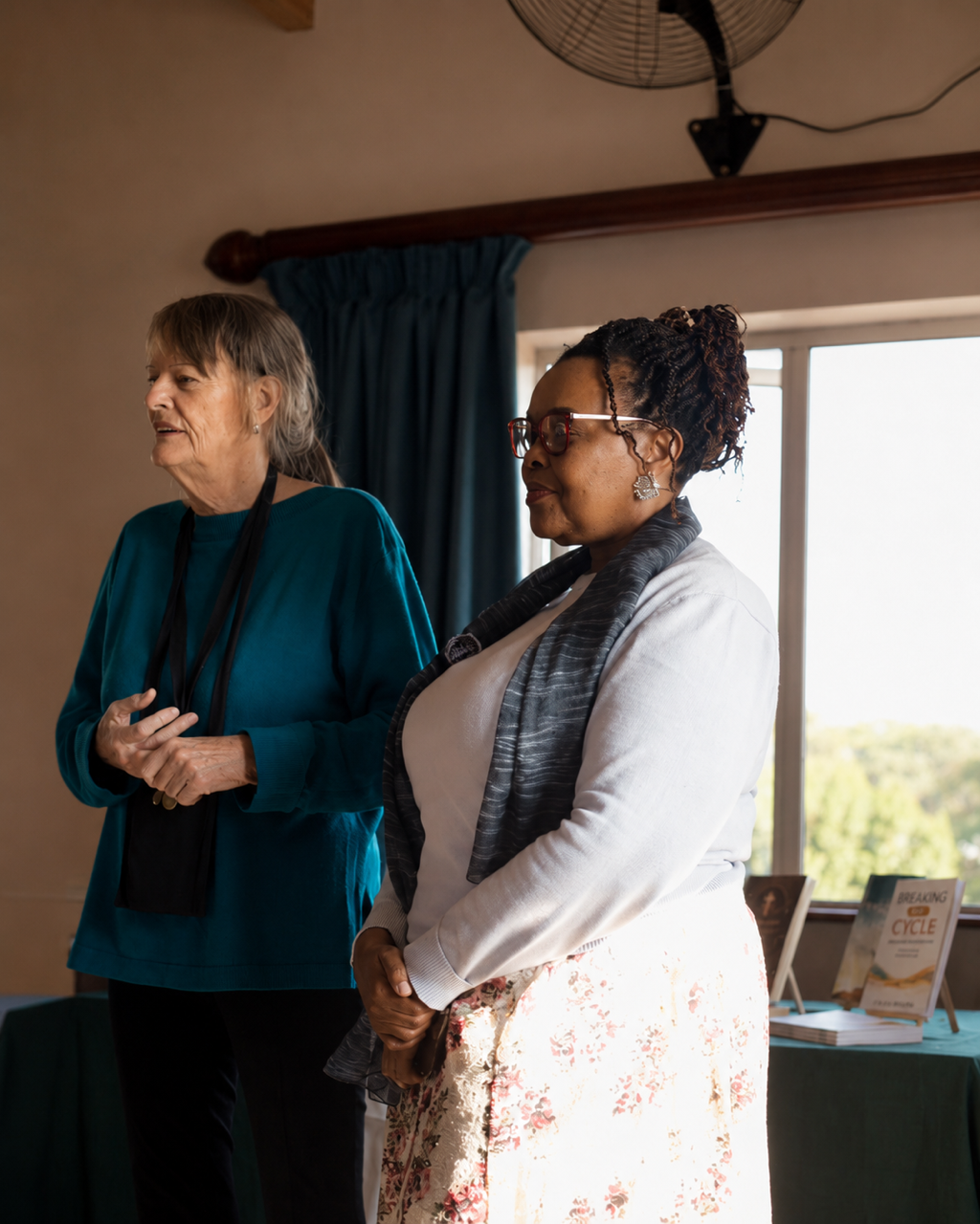 SheRises founder speaking