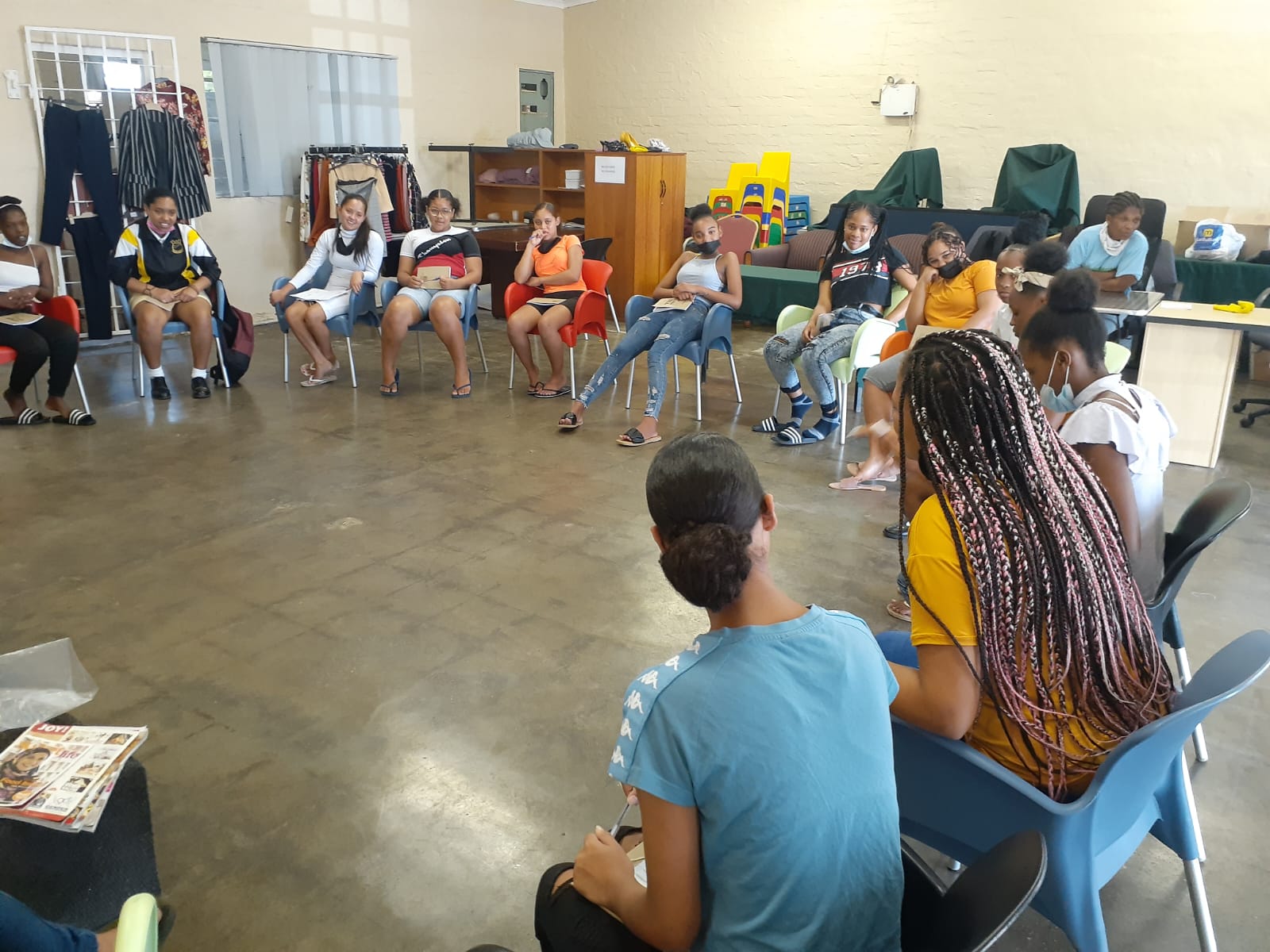 SheRises group empowerment session